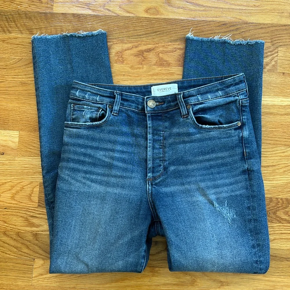 Evereve straight jeans - Picture 1 of 6